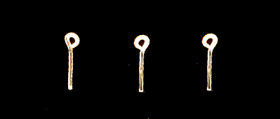 Detail Associates SY-2206 HO Scale Wire Formed Eye Bolts 12 Pack