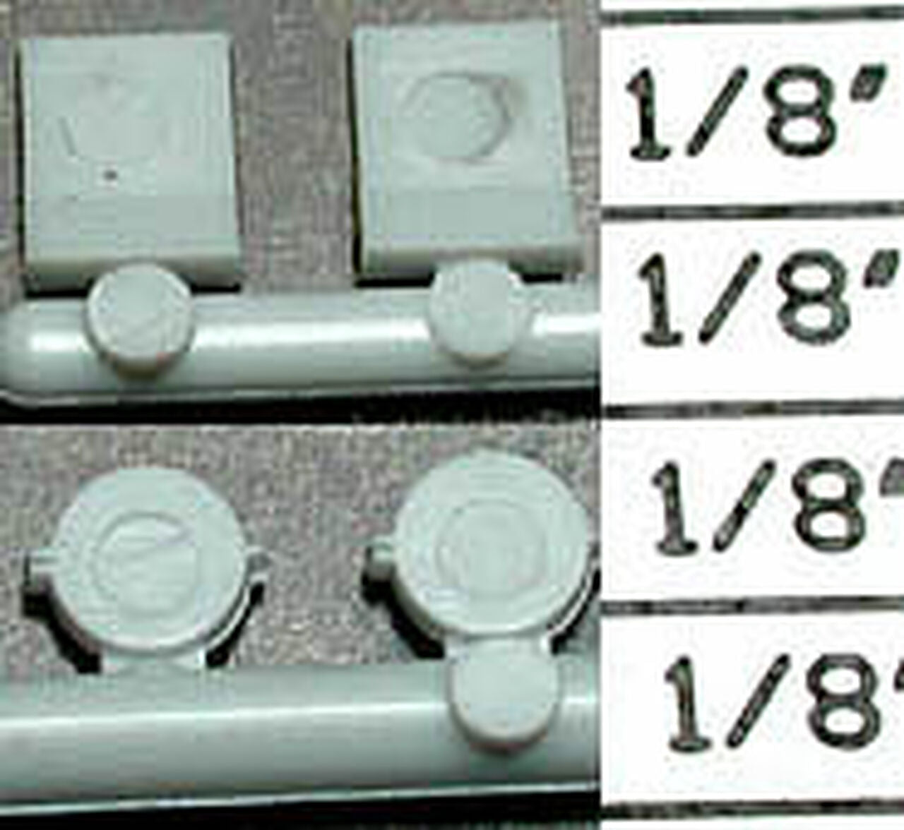 Detail Associates LT1027 HO Scale Ditch Light Stand SP Low Type 1 Set