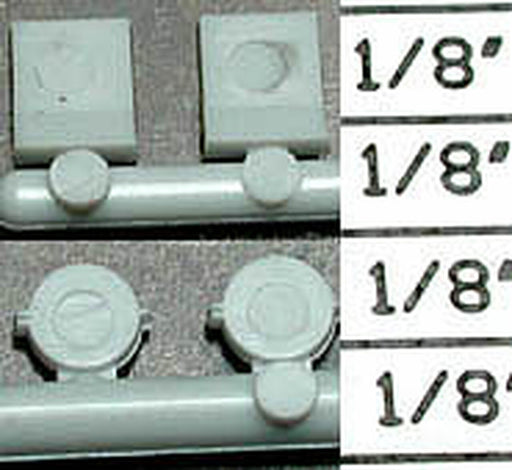 Details Associates LT-1027 HO Scale Ditch Light Stand SP Low Type 1 Set