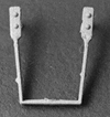 Details Associates SS-6415 HO Scale Freight Car Slant Stirrups Side Mount(8 Pack)