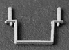 Details Associates SS-6417 HO Scale Freight Car Straight Stirrups Bottom Mount (8 Pack)