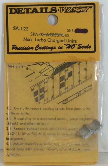 Details West SA-123 Super Lift Spark Arrestors 2 Pack
