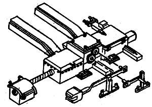 Details West SM-903 HO Scale Electric Switch Motor and Tie Mount
