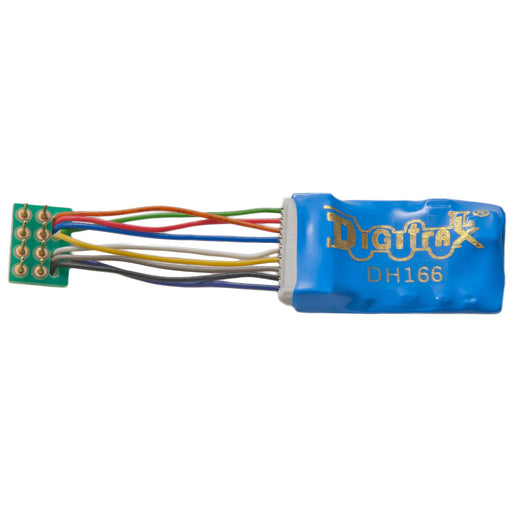 Digitrax DH166PS HO Scale 6-Function [NMRA 8 Pin Plug DCC Decoder]
