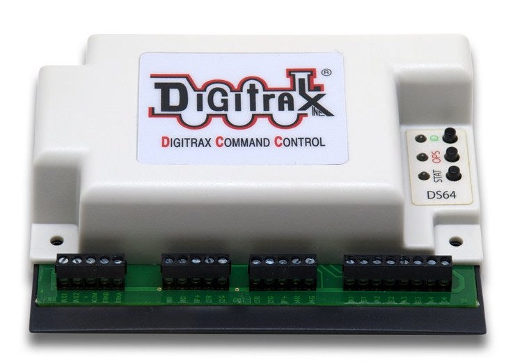 Digitrax DS64 Stationary Decoder for 4 Switch Machines