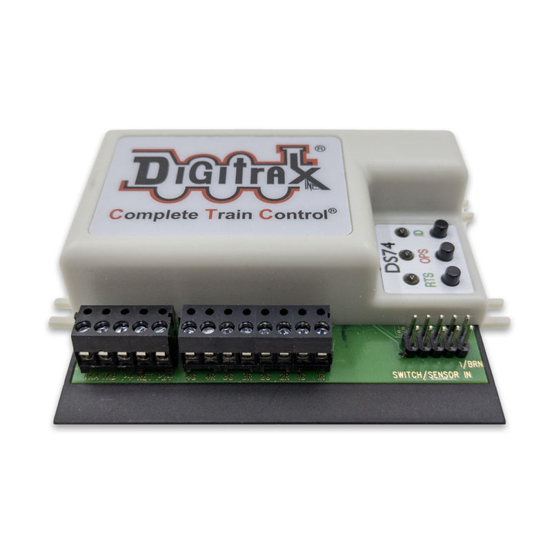 Digitrax DS74 Stationary Decoder for use with 4 Switch Machines