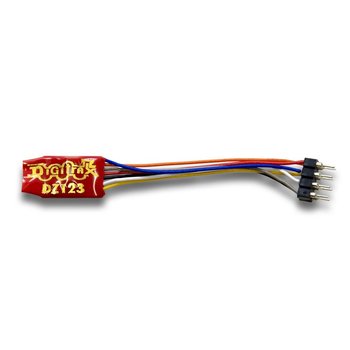 Digitrax DZ123PS HO, N, Z Scale 2 Function [NMRA 8 Pin Plug DCC Decoder]
