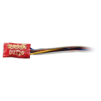Digitrax DZ126 HO, N, & Z Scale 2 Function 1 Amp [Hardwire DCC Decoder]