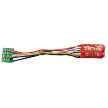 Digitrax DZ146PS HO, N, Z Scale 4 Function [NMRA 8 Pin Plug DCC Decoder]