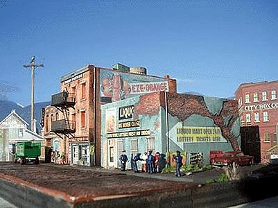Downtown Deco 1027 HO Scale Adams Ave Part Five Cast Hydrocal Building Kit