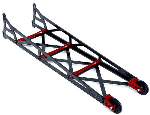 DragRace Concepts 390-0003 10" Red Slider Wheelie Bar Kit