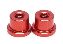 DragRace Concepts (DRC) 1075-0003 Wheelie Bar Wheel Collars Gun Metal