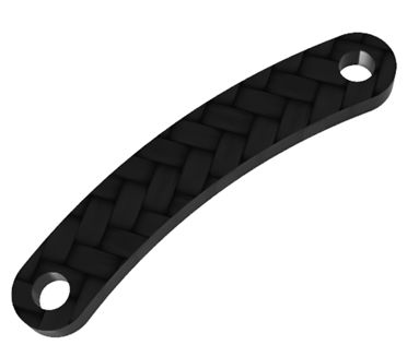 DragRace Concepts 366 Extended Brace for Mid Motor Mount Transmission Spacer