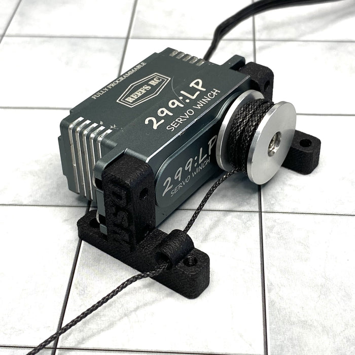 DSM 5600 Low Profile Servo Winch Mount for Element RC Enduro with IFS
