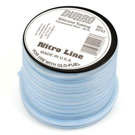 Du-Bro 2243 Blue Medium Silicone Fuel Tubing 3/32" (By the foot)