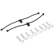 Du-Bro 2245 Body-Klip Black Retainers with Klips