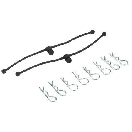 Du-Bro 2245 Body-Klip Black Retainers with Klips