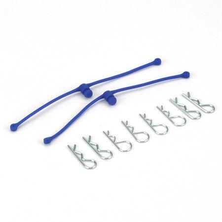 Du-Bro 2249 Blue Body Klip Retainers 2 Pack