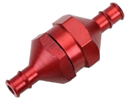 Du-Bro 834 In-Line Fuel Filter Red