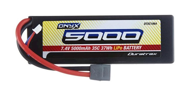Duratrax ONYX LiPo Battery 7.4V 5000mAh 35C HD Star Plug