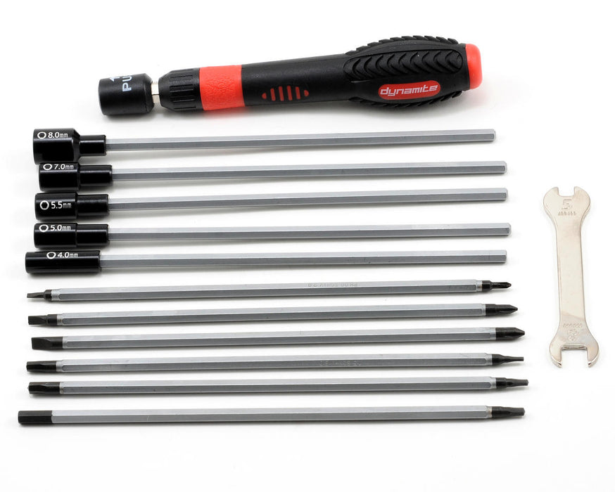 Dynamite DYN2833 RC Startup Tool Set for Traxxas and Others 