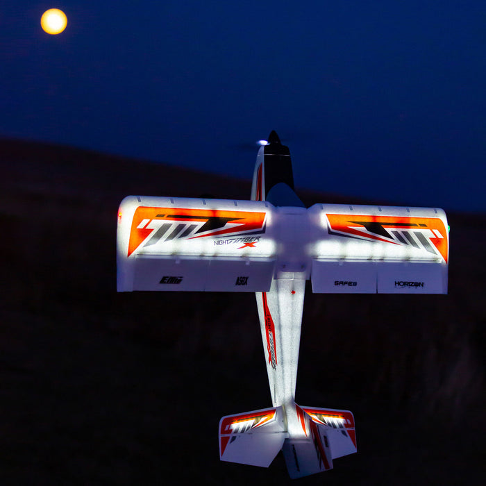 E-flite 13850 Night Timber X 1.2m BNF Basic Electric Airplane with SAFE