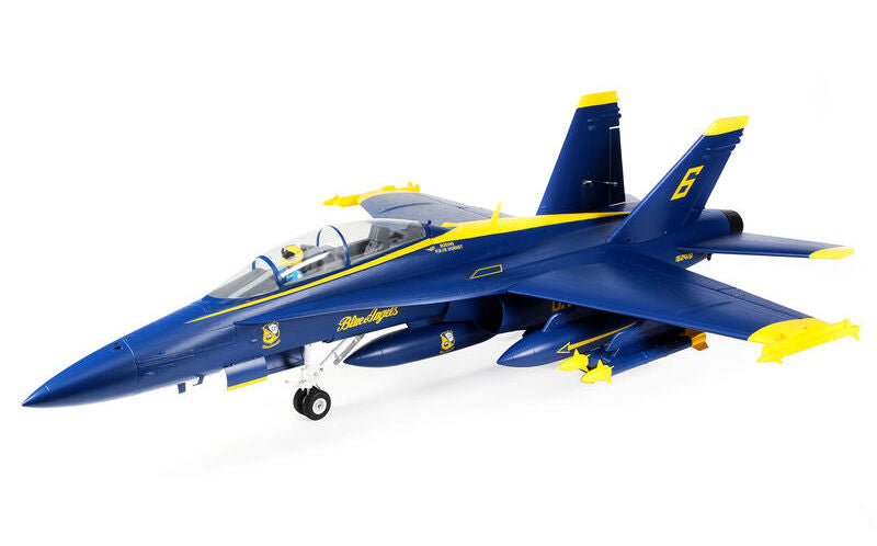 E-flite 13950 F-18 Blue Angels 80mm EDF PNP Electric Airplane
