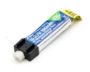 E-flite 1501S25 150mAh 1S 3.7V 25C LiPo High Current Connector