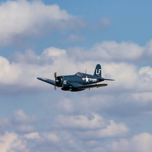 E-flite EFL18550 F4U-4 Corsair 1.2m BNF Basic Electric Airplane with AS3X & SAFE