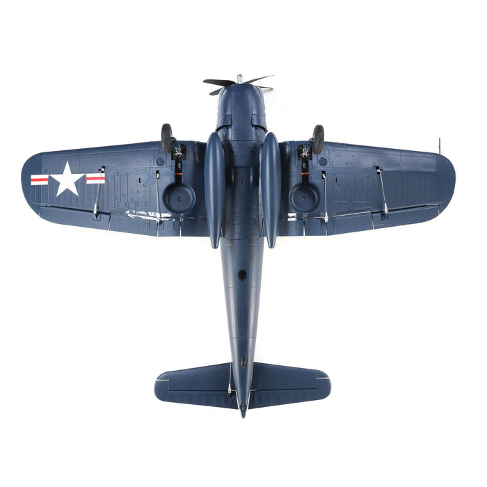 E-flite EFL18550 F4U-4 Corsair 1.2m BNF Basic Electric Airplane with AS3X & SAFE