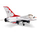 E-flite EFL87950 F-16 Thunderbird 80mm EDF Jet BNF Basic with ASX3 and Safe Select