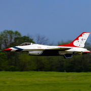 E-flite EFL87970 F-16 Thunderbird 80mm EDF Jet ARF Plus with ASX3 and Safe Select