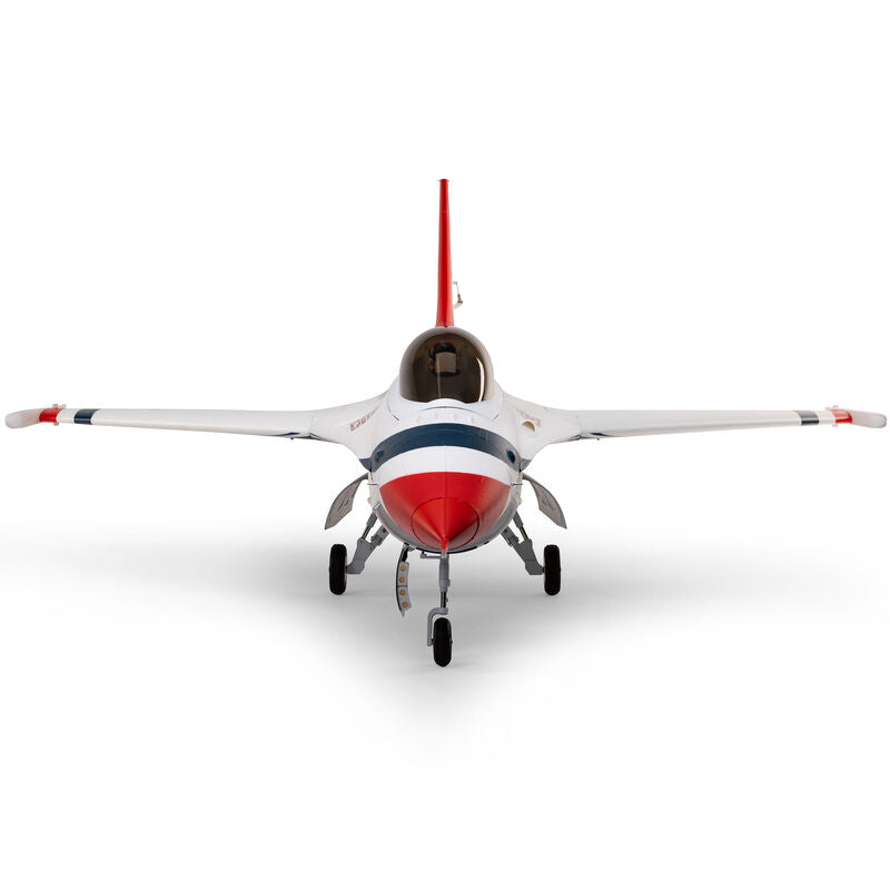 E-flite EFL87970 F-16 Thunderbird 80mm EDF Jet ARF Plus with ASX3 and Safe Select