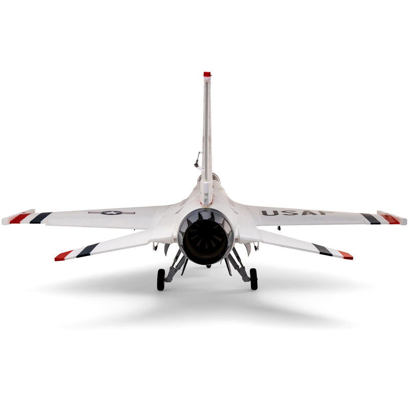 E-flite EFL87970 F-16 Thunderbird 80mm EDF Jet ARF Plus with ASX3 and Safe Select