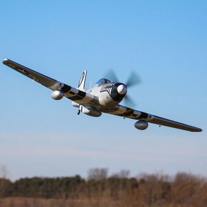E-flite EFL89500 P-51D Mustang 1.2m BNF Basic Electric Airplane