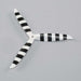 E-flite P30056 Twin Otter Propeller CW 7x5.6 3 Blade