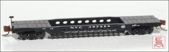 Eastern Seaboard Models 210302 N Scale GSC 60-Ton Well Car, New York Central NYC #497989