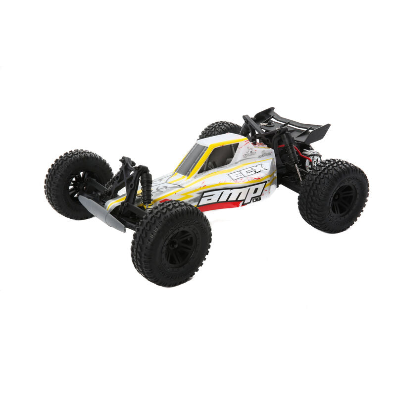 ECX 3029T2 1/10 AMP RTR 2WD Desert Buggy White and Red