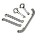 Redcat 14523 Chrome Left and Right V2 Steering Arms and V2 Toe Links for SixtyFour