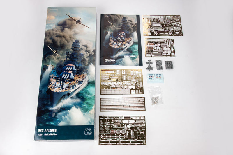 Eduard LN1 1/350 USS Arizona BB39 Battleship Limited Edition Kit