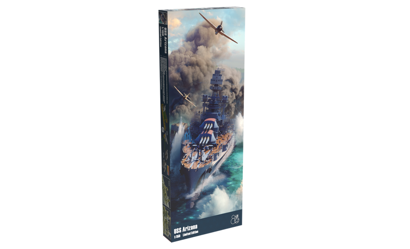 Eduard LN1 1/350 USS Arizona BB39 Battleship Limited Edition Kit