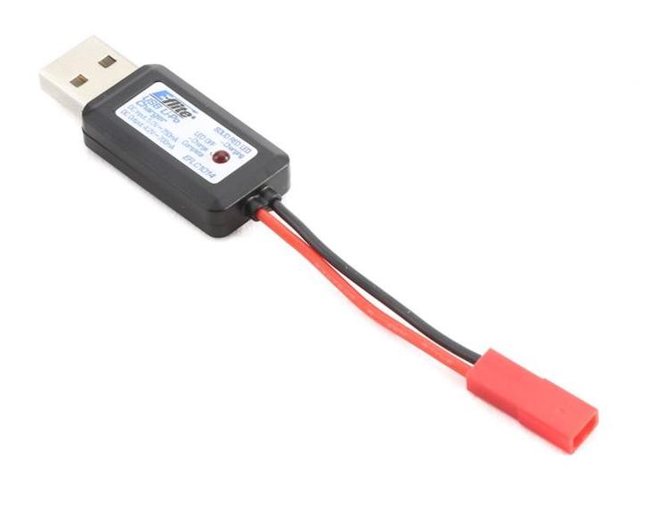 E-flite EFLC1014 1S USB Li-Po Charger 700mA JST Plug