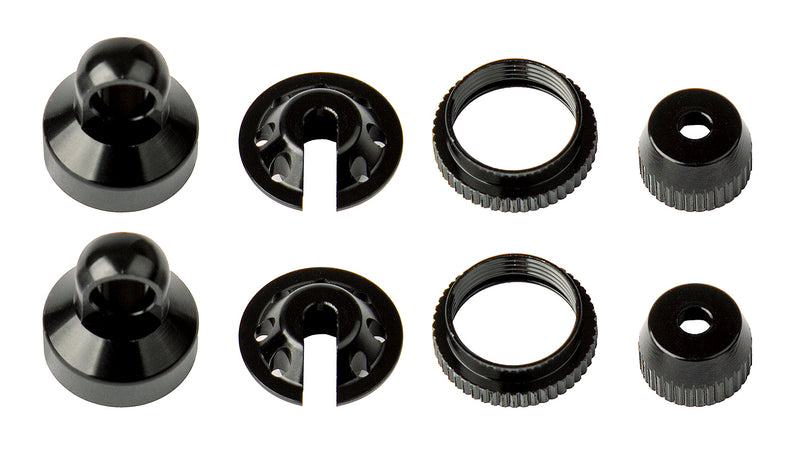 Element RC 42079 Factory Team Black Aluminum Shock Parts