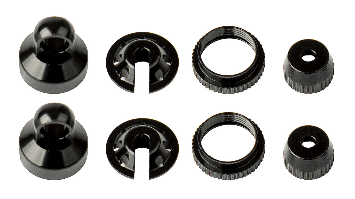 Element RC 42079 Factory Team Black Aluminum Shock Parts