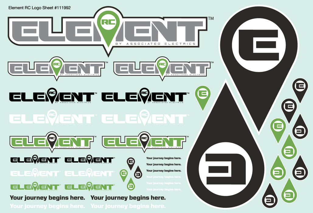 Element RC 42133 Decal Sheet