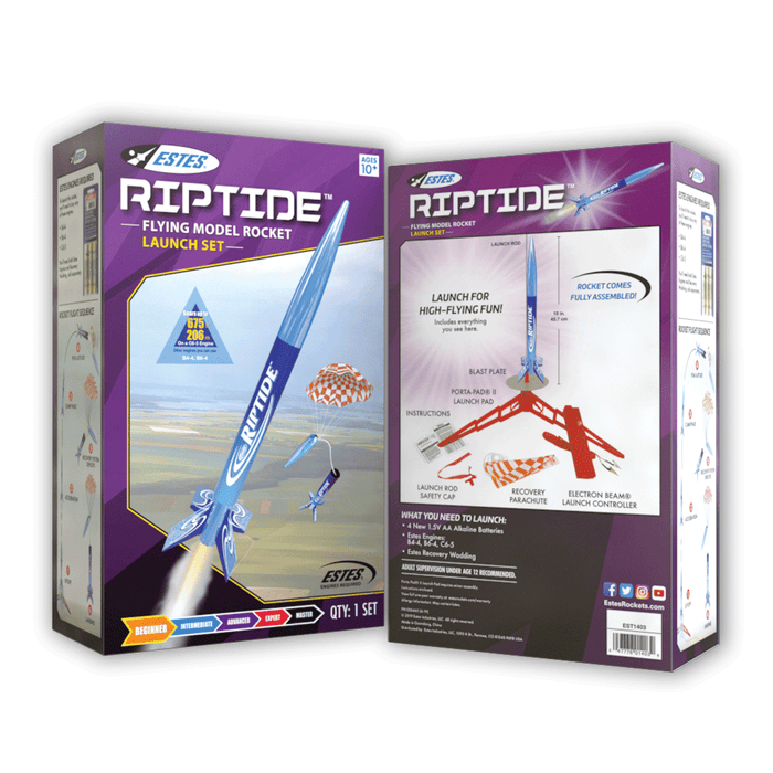 ESTES 1403 RTF Riptide Model Rocket Launch Set