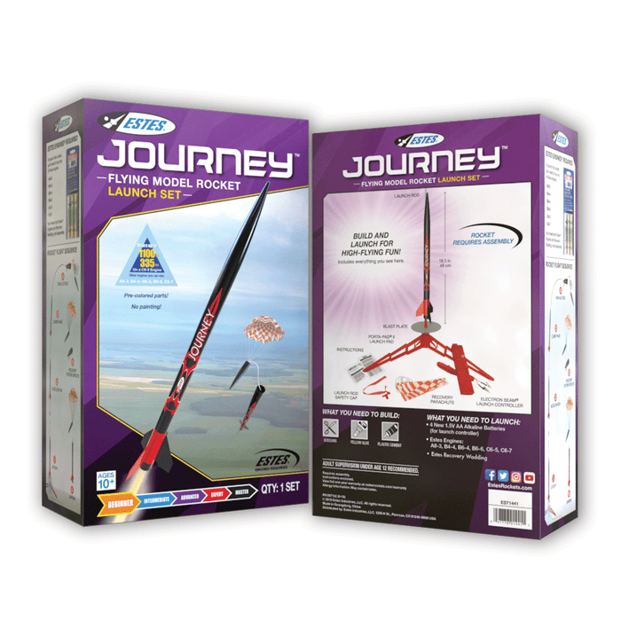 ESTES 1441 Journey (Skill Level E2X) Model Rocket Kit