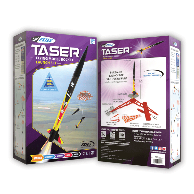 ESTES 1491 Taser (Skill Level E2X) Model Rocket Kit