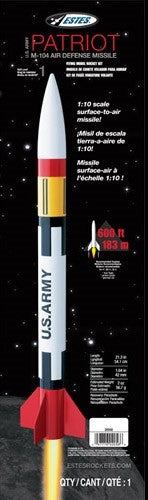 ESTES 2056 Enduring Freedom US Army Patriot M104 (Skill Level 1) Model Rocket Kit