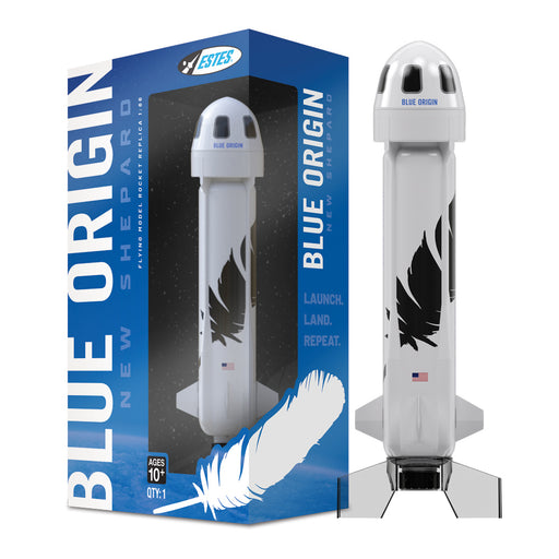 ESTES 2198 RTF Blue Origin New Shepard (Skill Level Beginner) Model Rocket Kit